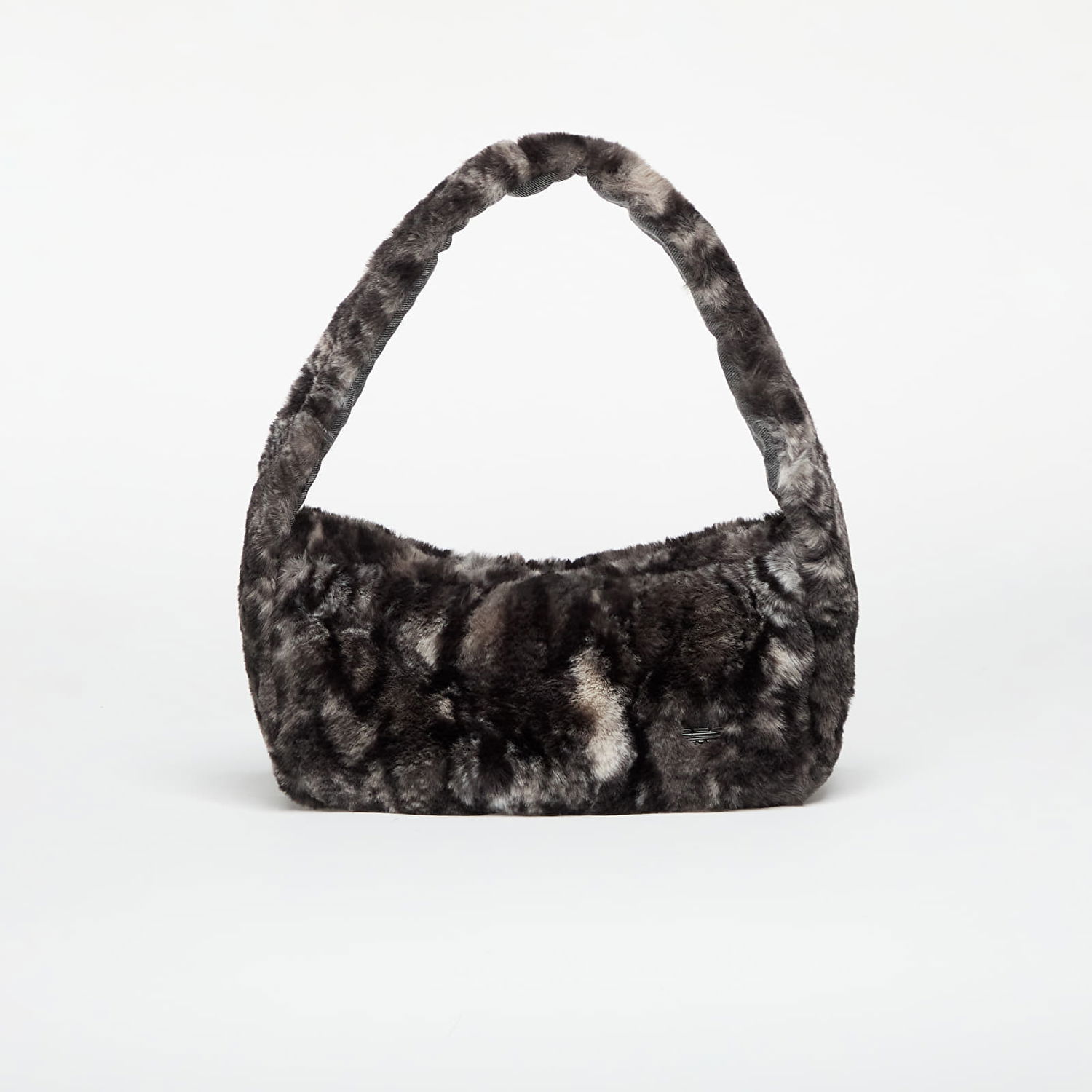 Skuldertaske adidas Originals Small Faux Fur Shoulder Bag Grå | JY2569, 0
