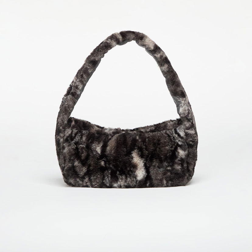 Skuldertaske adidas Originals Small Faux Fur Shoulder Bag Grå | JY2569