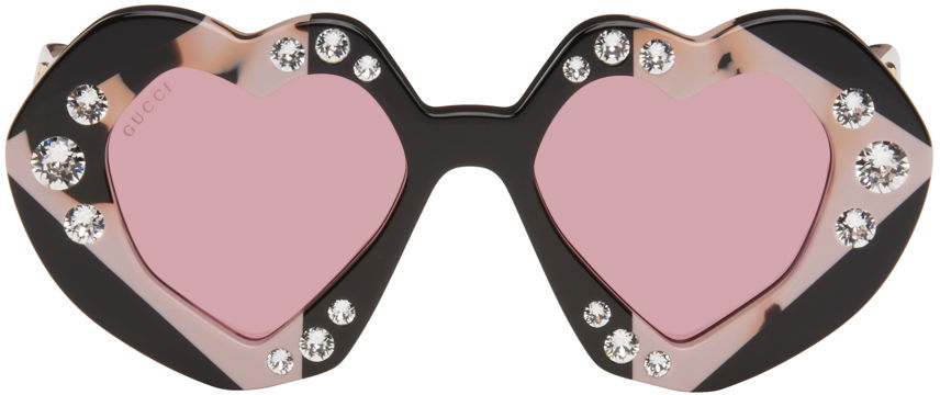 Solbriller Gucci Heart Sunglasses Lyserød | GG1329S-001, 0