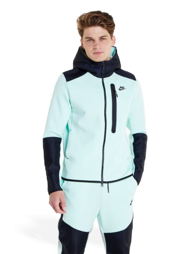 Sweatshirt Nike Sportswear Tech Fleece Full Zip Top Turkis | DR6165-379