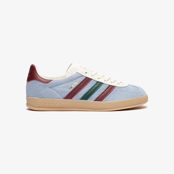 Sneakers og sko adidas Originals Gazelle Indoor Blue Dawn Collegiate Burgundy Grå | IG4994, 1