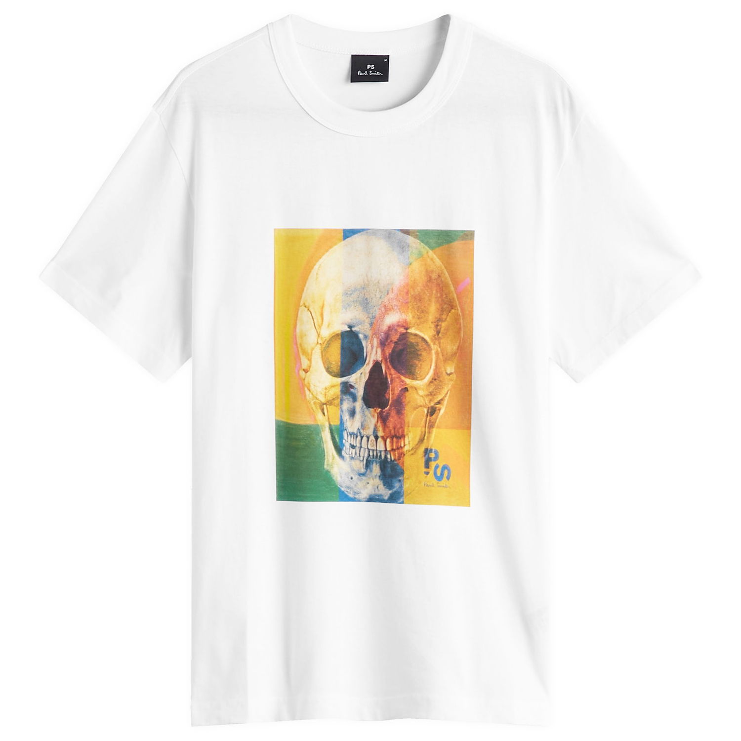 T-shirt Paul Smith Paul Smith Skull Square T-Shirt, Large Hvid | M2R-220X-PP4703-01, 0