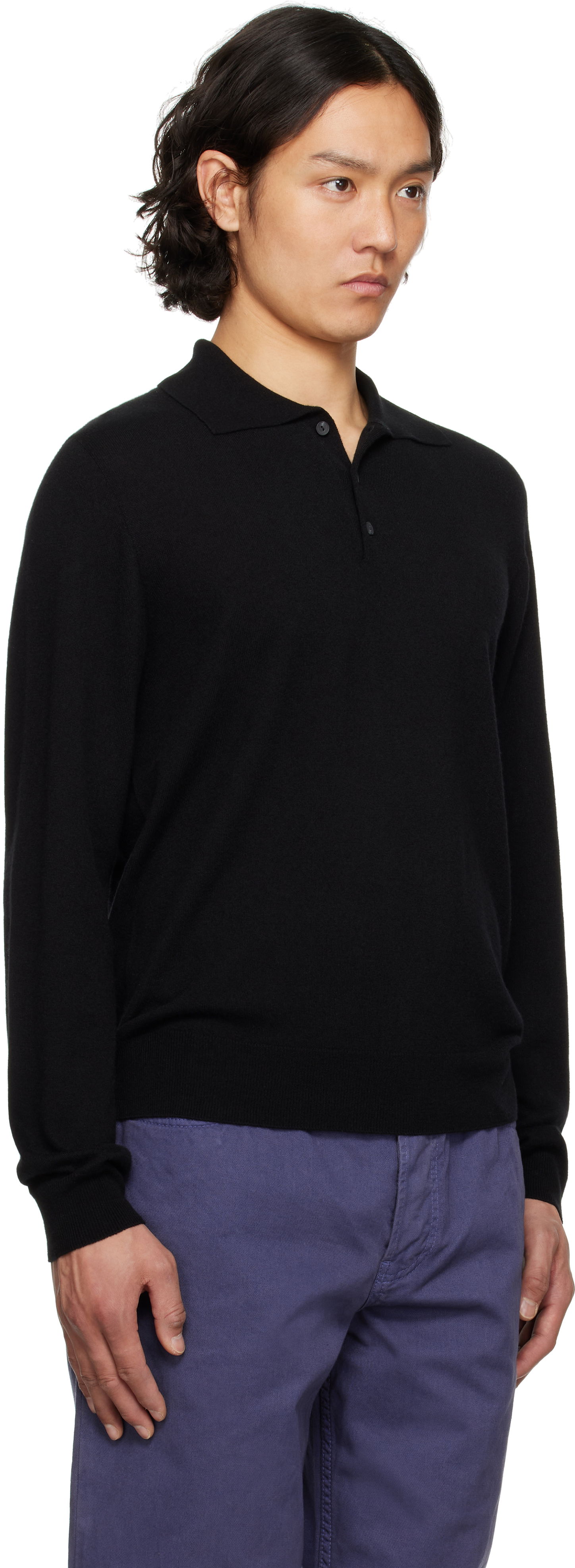 Sweater The Row The Row Judi Knit Polo Sort | 918-Y751, 1