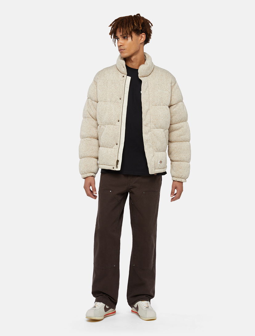 Puffer jakke Dickies Baker Puffer Jacket Hvid | 0A4Z38
