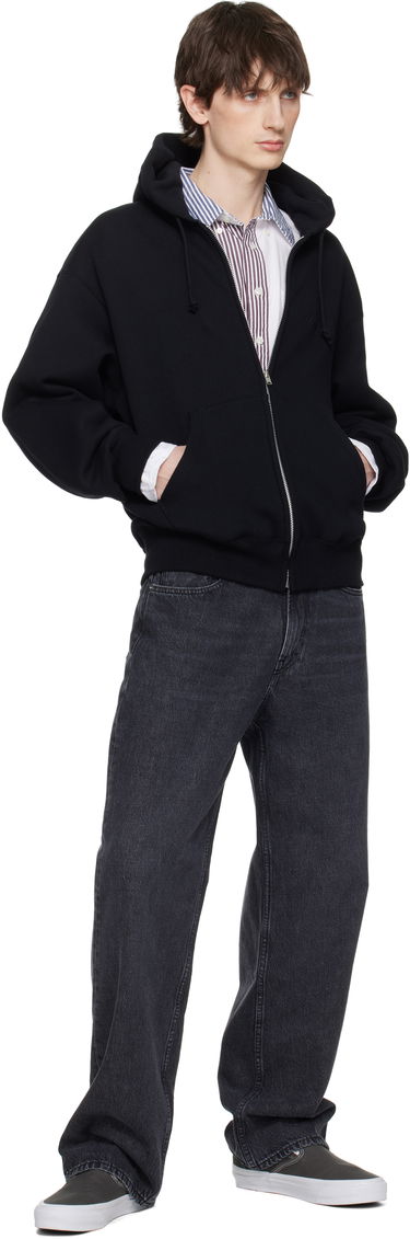 Sweatshirt WACKO MARIA WACKO MARIA 'Fight Club' Middle Weight Full Zip Hoodie Sort | 25SS-WMC-SS20, 3