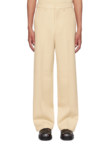 Bukser AMI Large Fit Trousers Beige | UTR403.WV0004