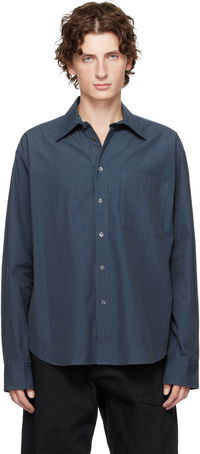 Vertical Striped Long Sleeve Shirt