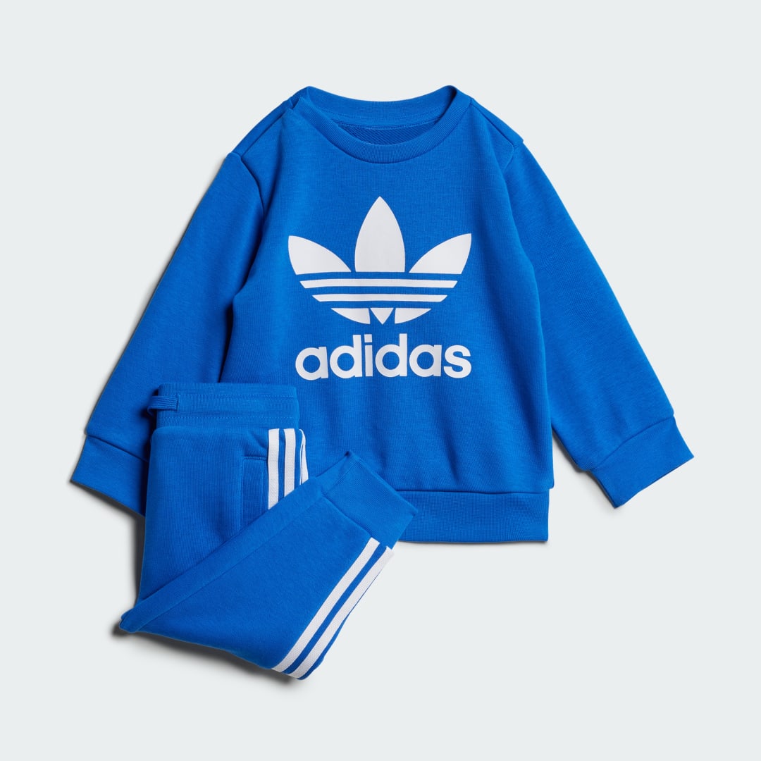 Træningsdragt adidas Performance Crew Set Blå | IX5151, 0