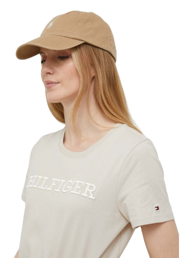 T-shirt Tommy Hilfiger Tee Beige | WW0WW40057