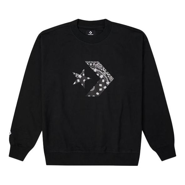 Sweatshirt Converse Star Chevron Paisley Pattern Sweatshirt Sort | 10023164-A02