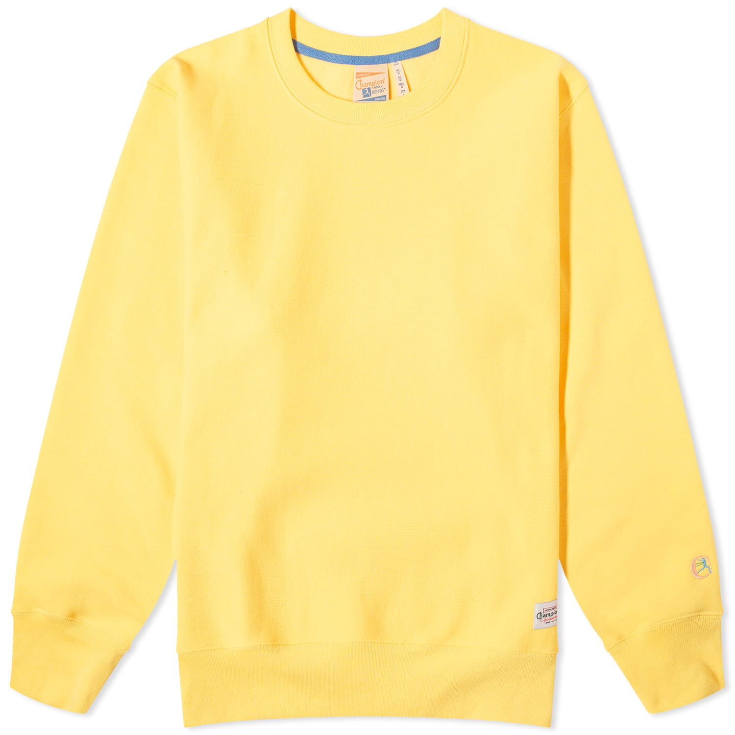 Sweatshirt Champion Made in USA Reverse Weave Crew Sweat Gul | S7448-XATEO, 0