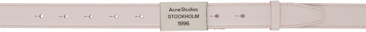 Bælter Acne Studios Acne Studios Logo Plaque Belt Lyserød | C80213-, 0