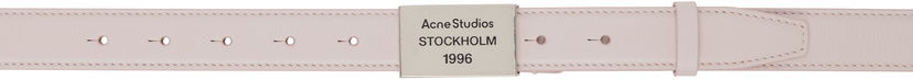 Bælter Acne Studios Acne Studios Logo Plaque Belt Lyserød | C80213-