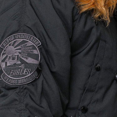 Jakke Alpha Industries Explorer Jacket Black Sort | 193128 black, 2