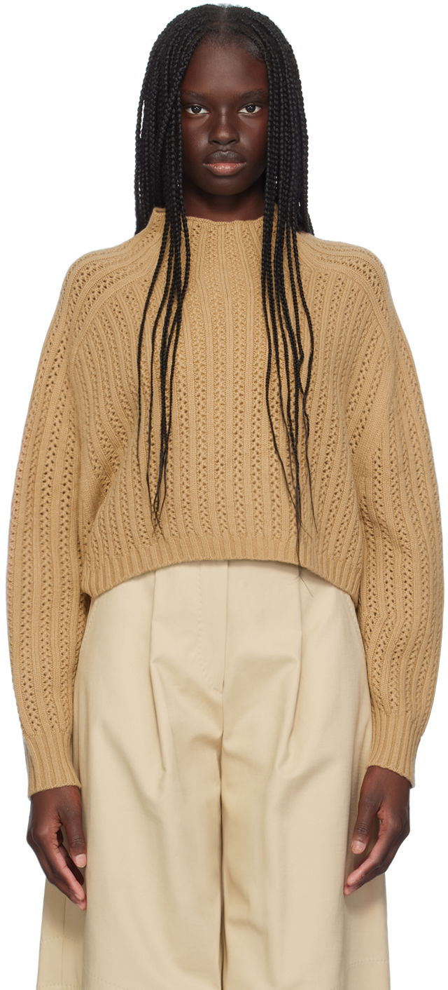 Sweater Max Mara Max Mara Knit Sweater Beige | 2421366021600