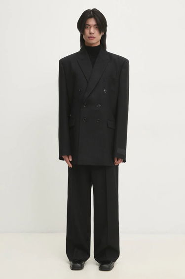 Jakke VETEMENTS VETEMENTS Double Breasted Evening Blazer Sort | UA66JA450B1, 6