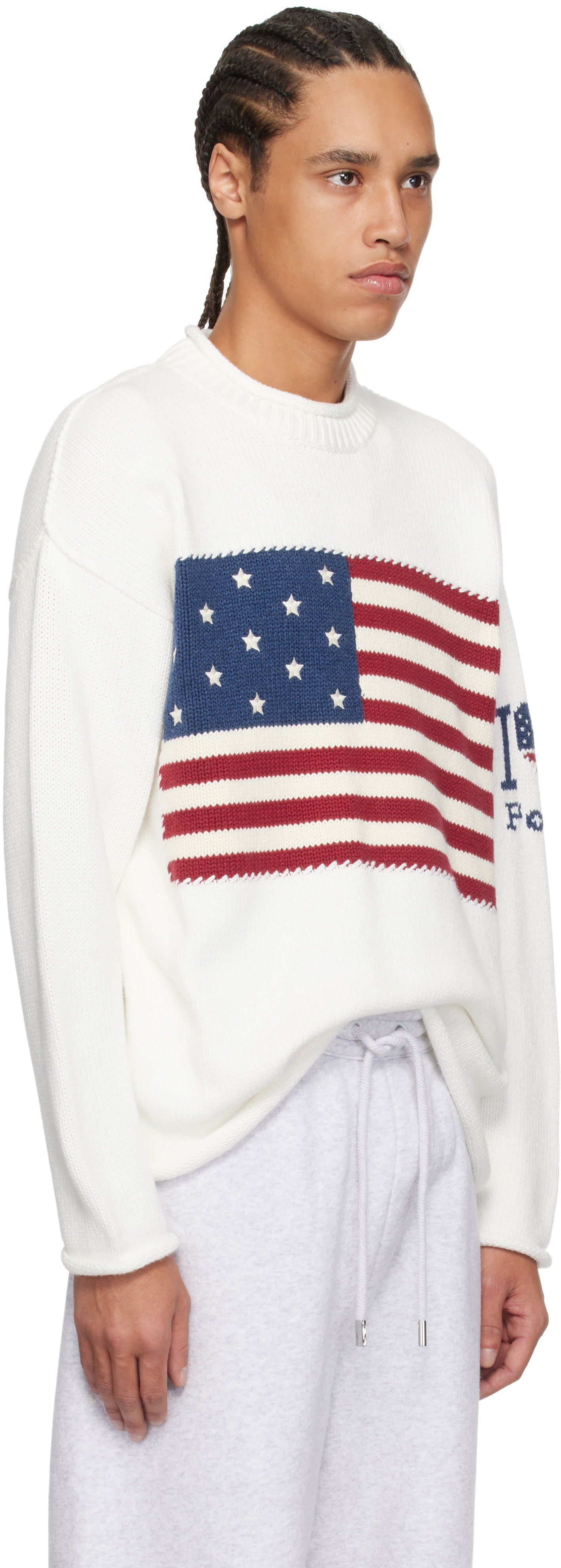 Sweater Polo by Ralph Lauren Ralph Lauren I Heart Polo Flag Sweater Hvid | 710962906001, 1