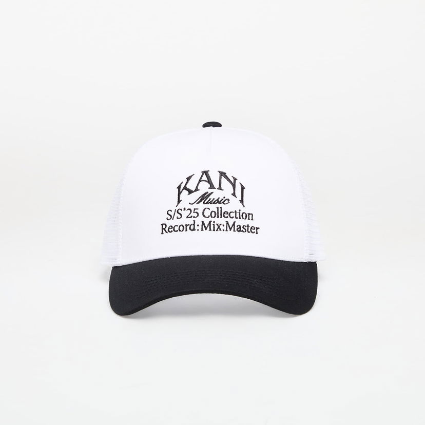 Kasket Karl Kani Karl Kani Woven Signature Kani Music Trucker Cap Hvid | PD00005191