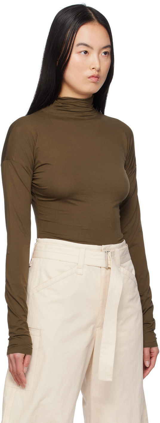 Sweater LEMAIRE Second Skin Turtleneck Grøn | TO1175 LJ053, 1