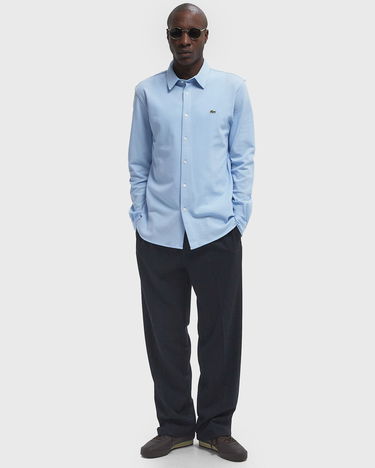 Skjorte Lacoste Lacoste Casual Long Sleeve Shirt Blå | CH0214-HBP, 2