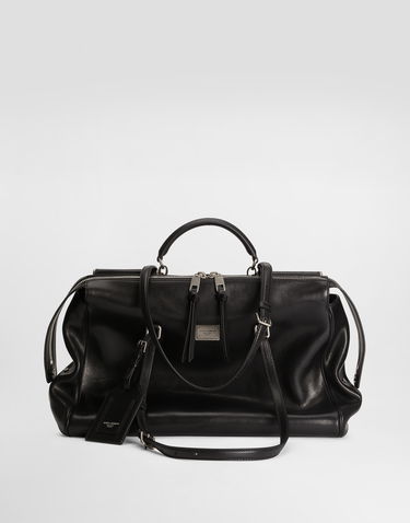Skuldertaske Dolce & Gabbana Dolce & Gabbana Vittoria Leather Shoulder and Crossbody Bag Sort | BB7845AW11880999, 2