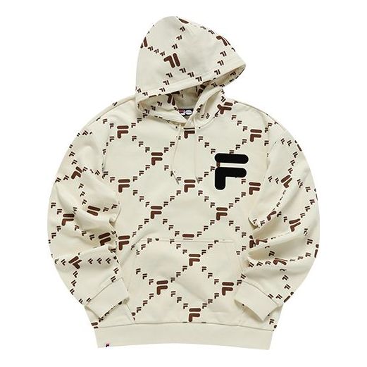 Sweatshirt FILA Fusion Logo Out Of Box Hoodie Hvid | T11U216205F-IV