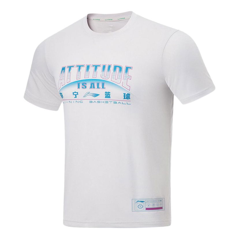 T-shirt Li-Ning Graphic Basketball T-Shirt Hvid | AHST299-10