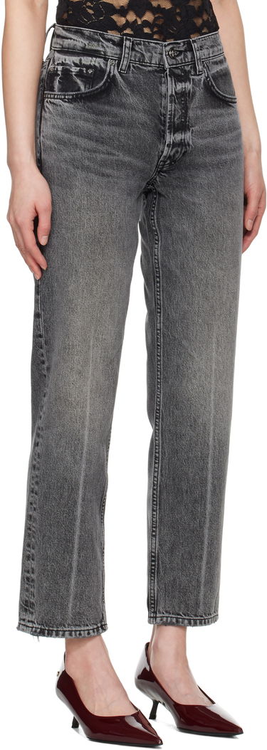Jeans Anine Bing Anine Bing Kate Straight-Leg Jeans Grå | A-06-11158-WHG6, 1