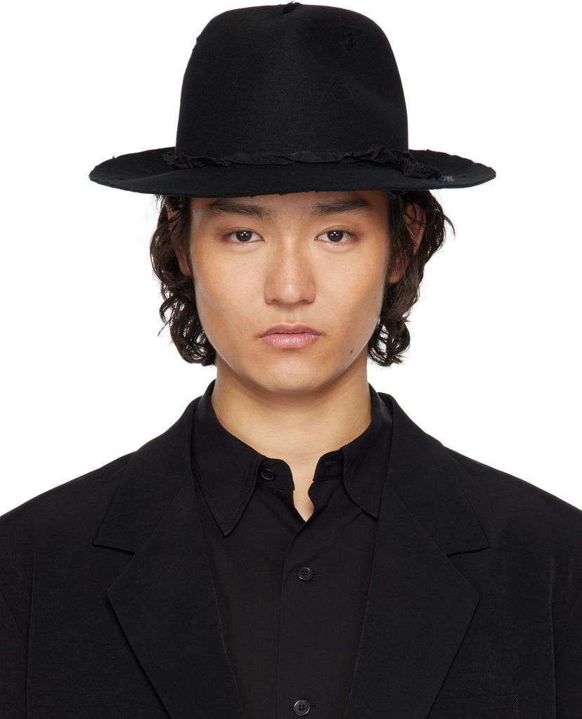 Hat Yohji Yamamoto YOHJI YAMAMOTO Wool Soft Hat Sort | HP-H05-160