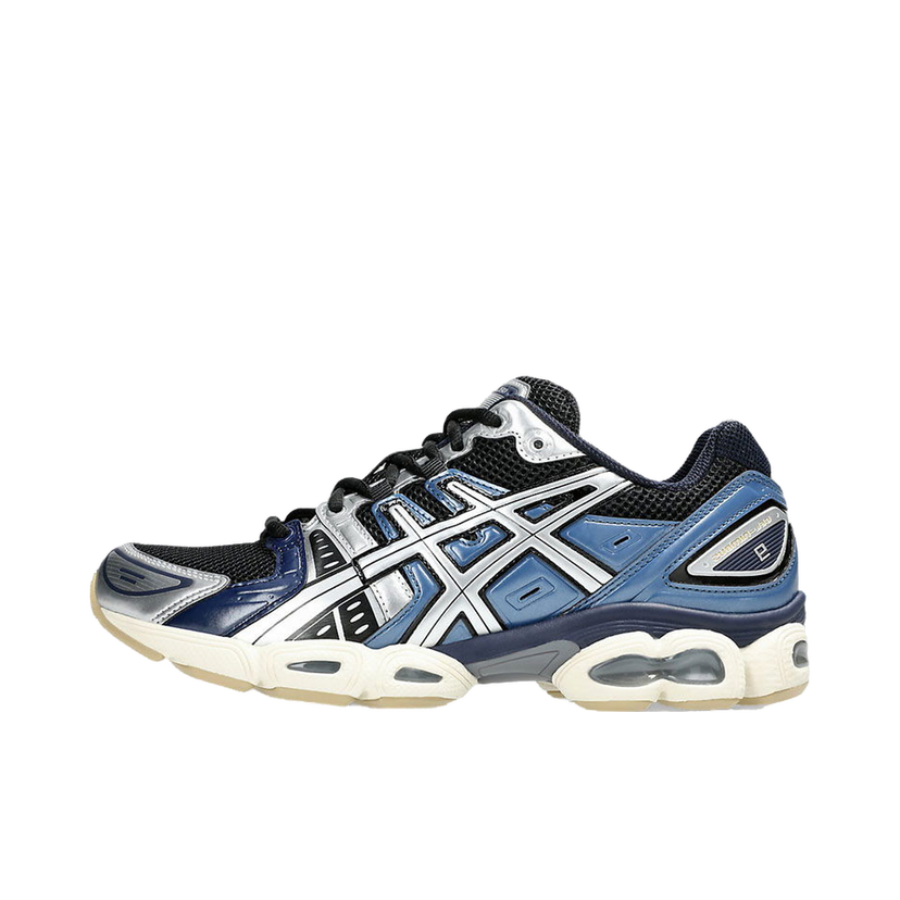 Løbe Asics Gel-Nimbus 9 Black Pure Silver Blue Blå | 1201A424-006