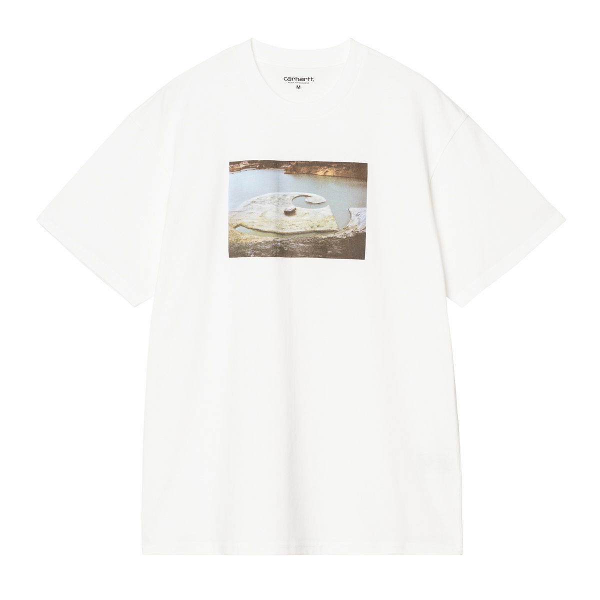 T-shirt Carhartt WIP Carhartt WIP Muddy Water Graphic T-Shirt Hvid | I034652_7, 0