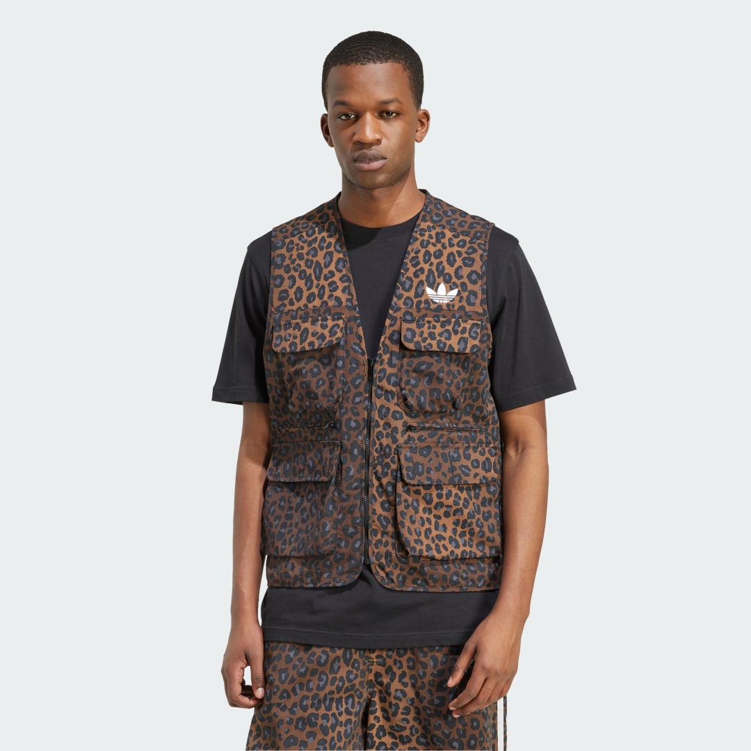 Vest adidas Performance Leo Vest Brun | JV7557, 0