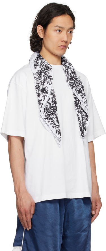 T-shirt We11done We11done Wrinkled Muffler T-Shirt Hvid | WD-TT1-25-732-U-WH, 1