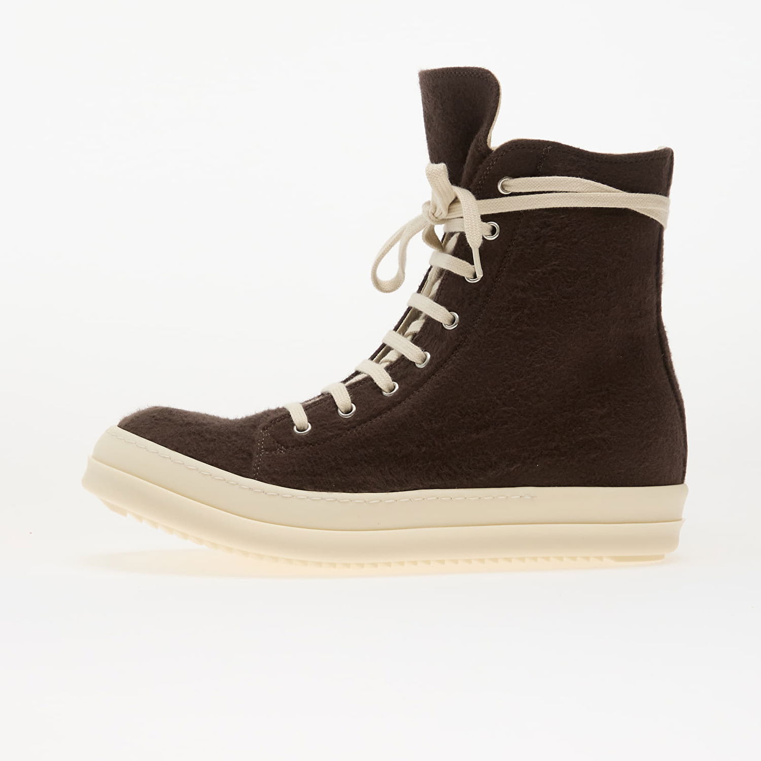 Sneakers og sko Rick Owens Rick Owens Woven High-Top 41 Brun | DU02E7807 BMO E2, 0