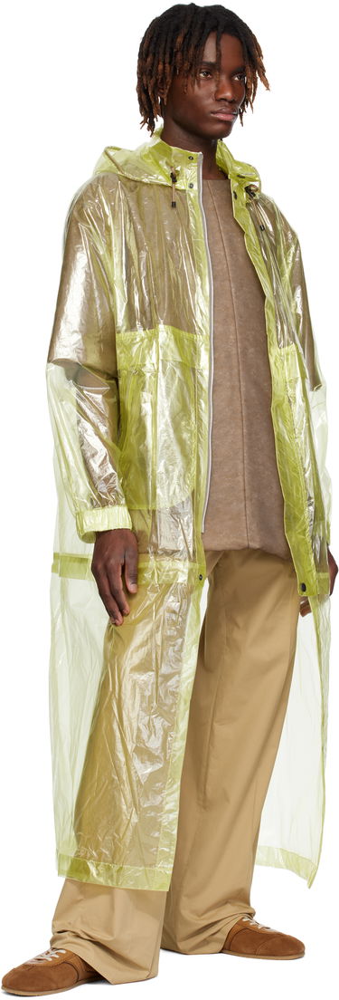 Regnfrakke Dries Van Noten Dries Van Noten Sheer Taffeta Coat Gul | 251-020552-1258, 3