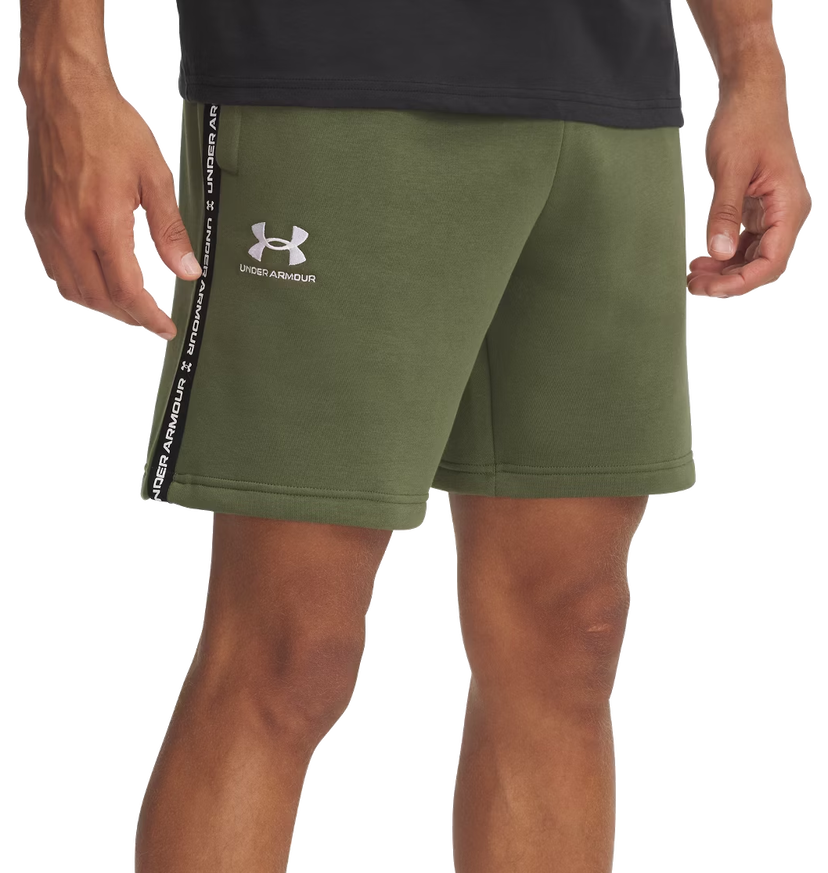 Shorts Under Armour UA Icon Fleece Short Taping Grøn | 1390299-390
