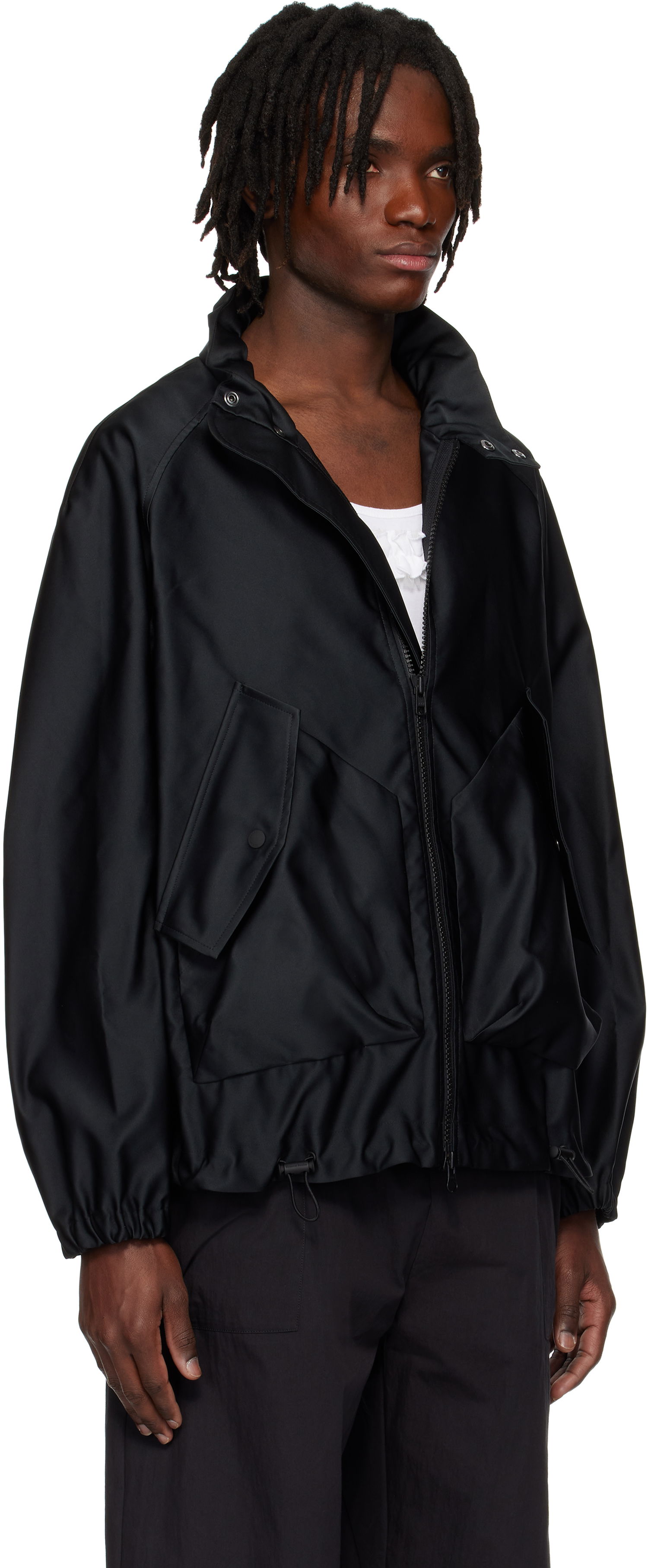 Jakke Simone Rocha Simone Rocha Harrington Jacket Sort | 6121 1221, 1