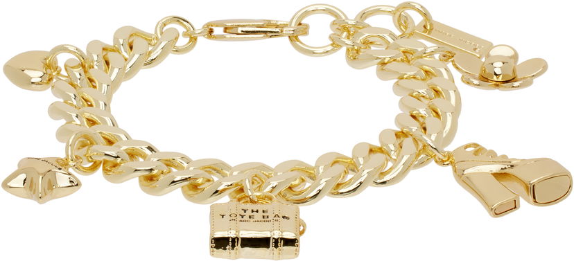 Armbånd Marc Jacobs Marc Jacobs 'The Mini Icon Charm' Chain Bracelet Metalisk | 2F3JBR001J60