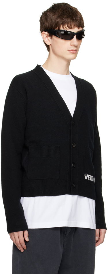 Sweater We11done We11done Patch Pocket Cardigan Sort | WD-KC3-23-621-U-BK, 4