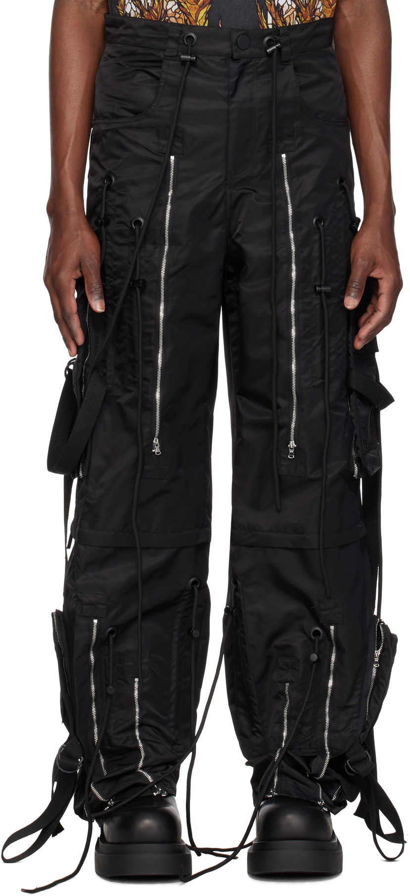 Cargo bukser Who Decides War Who Decides War String Theory Cargo Pants Sort | 1121090002SS25