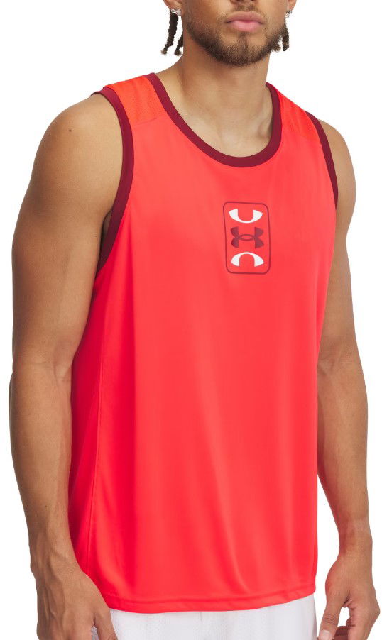 Tanktop Under Armour UA Zone Performance Tank Top Rød | 1383399-713