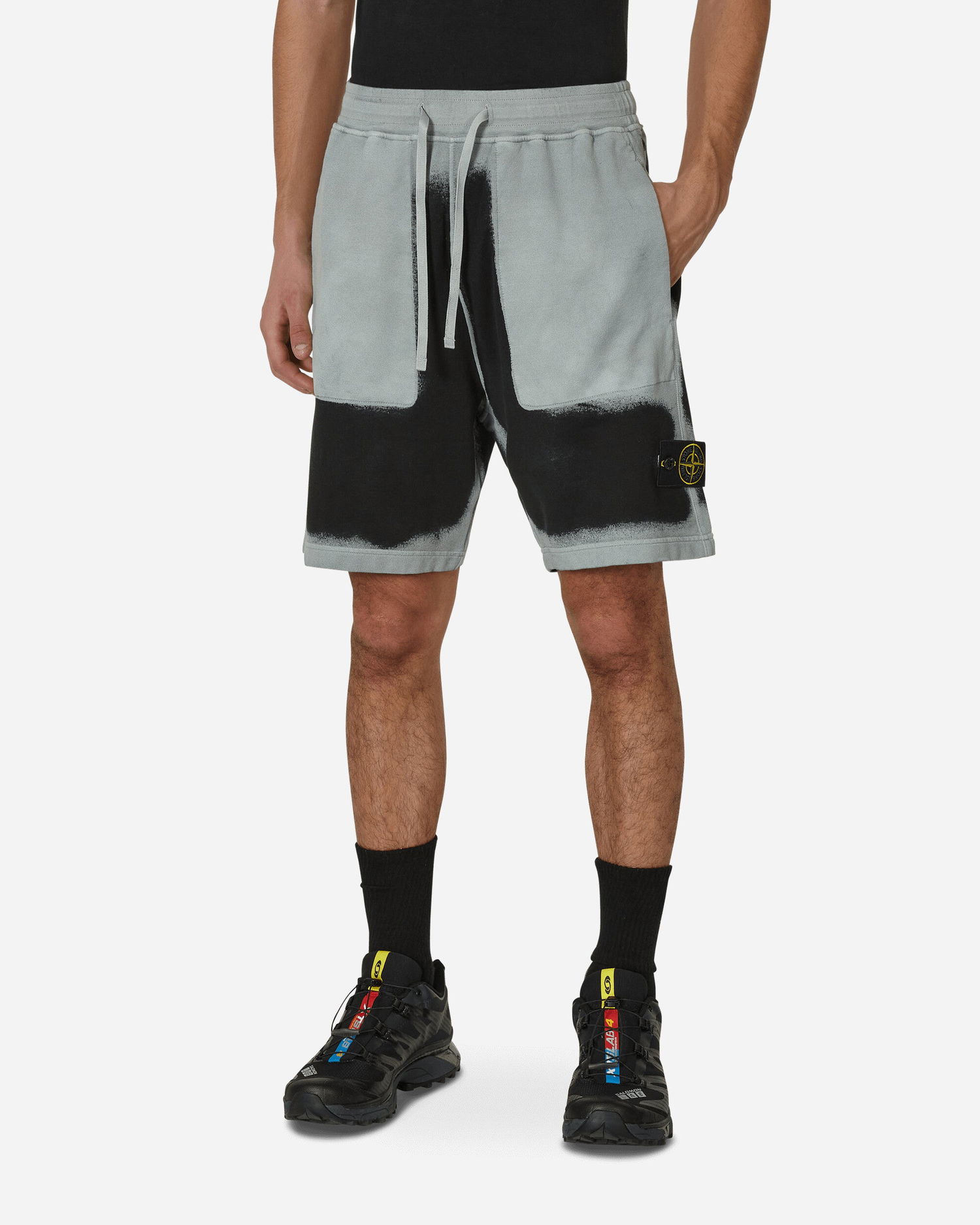 Shorts Stone Island Hand Sprayed Airbrush Treatment Shorts Grå | MO7815647T2 V0041, 0