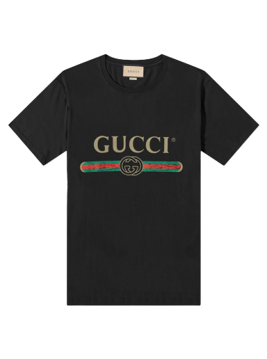 T-shirt Gucci Fake Tee Sort | 440103-X3F05-1508