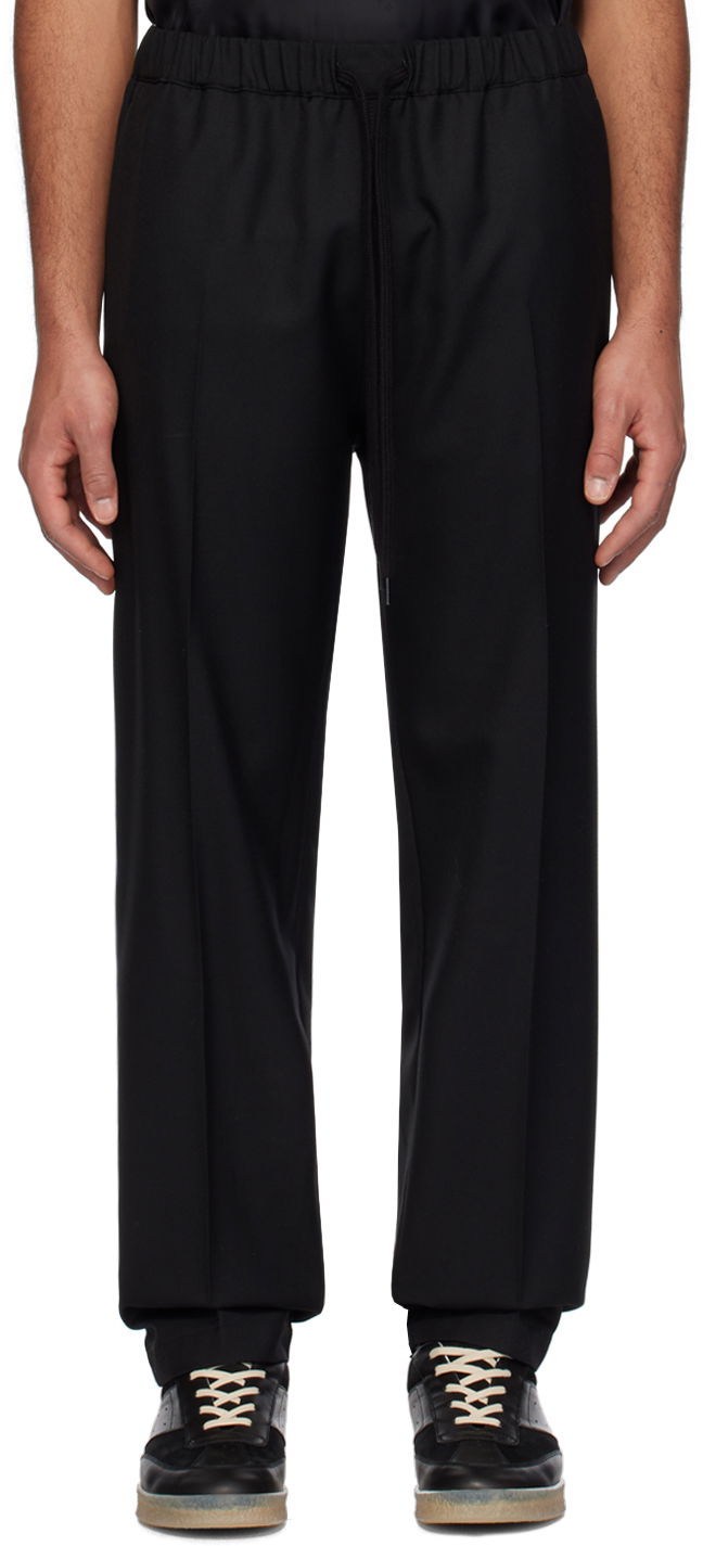 Bukser Maison Margiela MM6 Tapered Trousers Sort | SH0KA0007 S78357