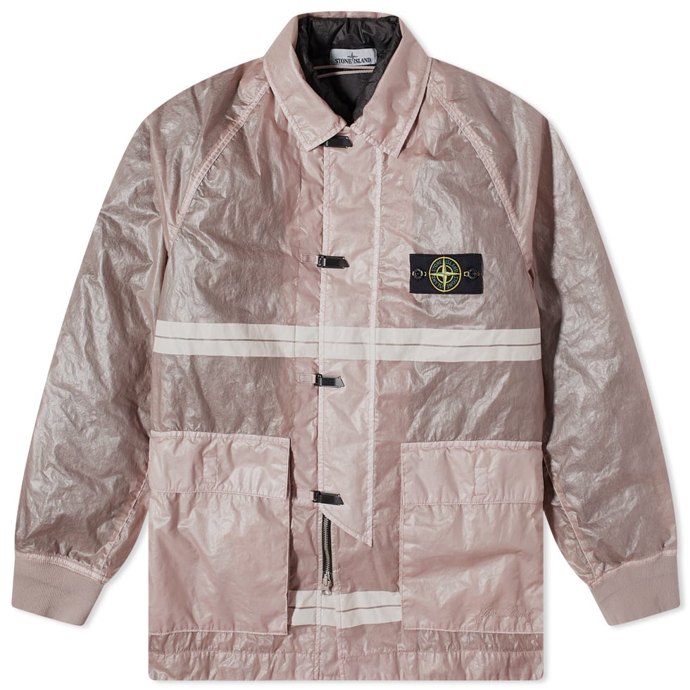 Jakke Stone Island 40th Anniversary Detachable Inner Down Lined Lyserød | 7715444Q2-V0086, 0