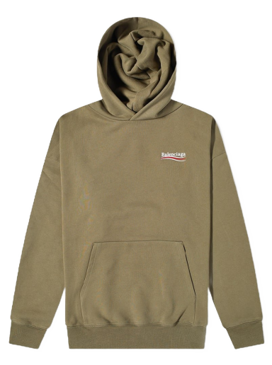 Sweatshirt Balenciaga Oversized Political Campiagn Hoody Grøn | 620973-TKVI9-2463