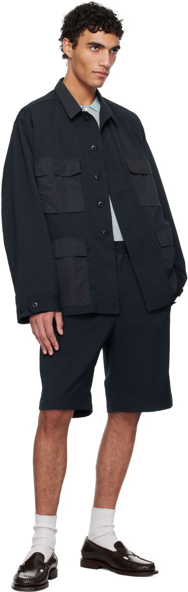 Skjorte NANAMICA nanamica ALPHADRY Utility Jacket Mørkeblå | S25SA048U, 3
