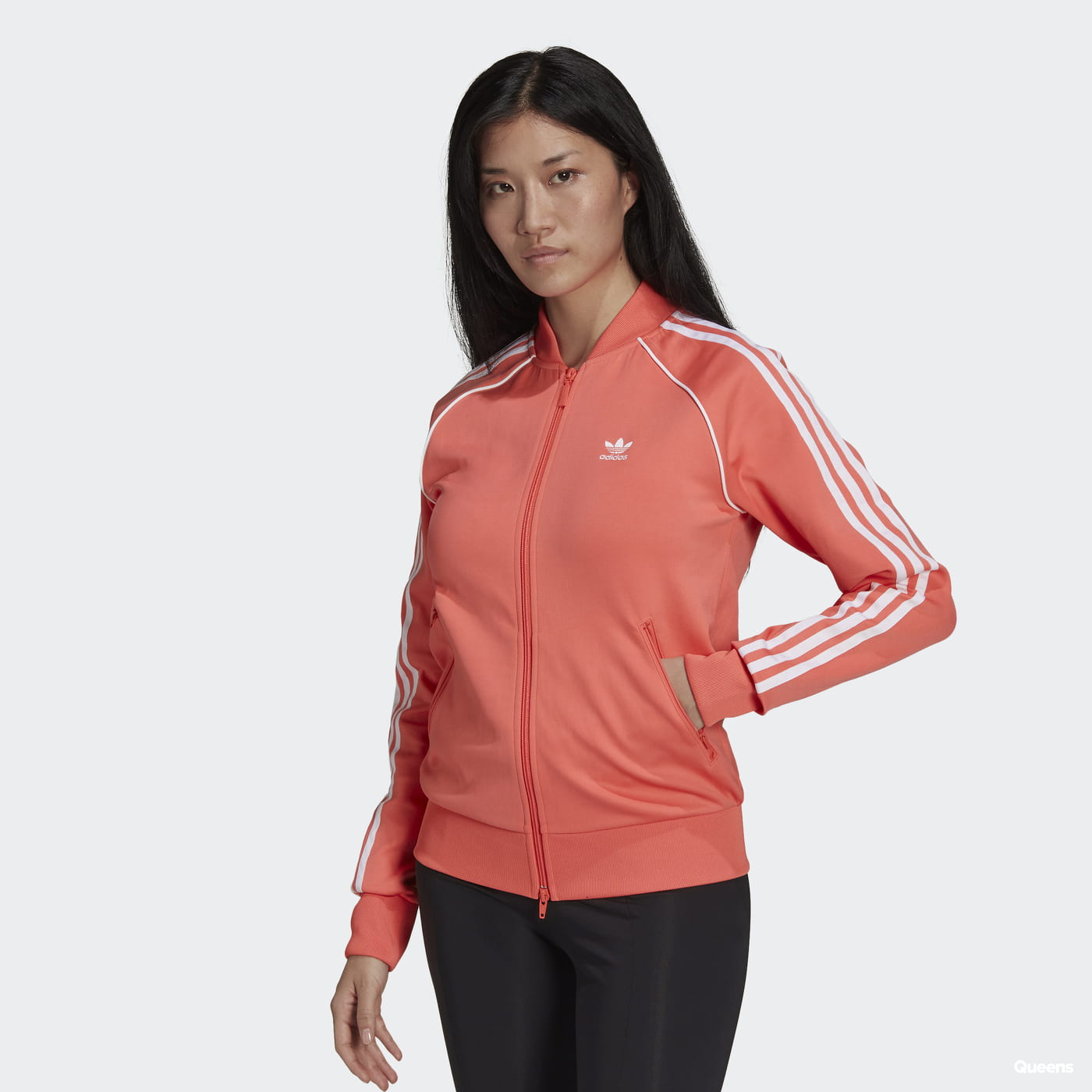 Vindjakke adidas Originals Primeblue SST Track Top Lyserød | HE9564, 0