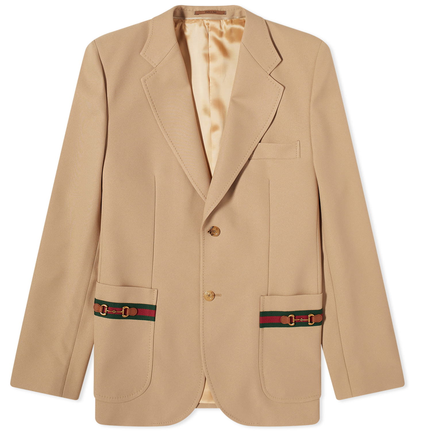 Jakke Gucci Tape Logo Blazer Beige | 756694-Z8BI6-2327, 0