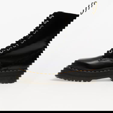 Sneakers og sko Dr. Martens 1490 Quad Squared "Black Polished Smooth" Sort | DM31147001, 0